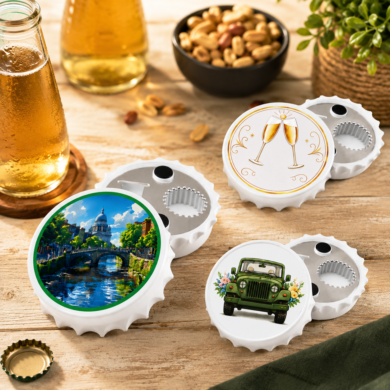 MG13 Photo Magnetic Bottle Opener